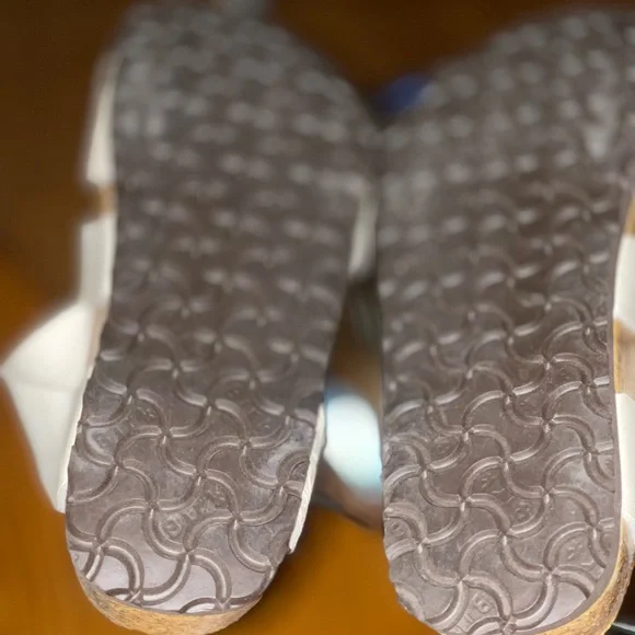 Papillio Beige Sandals with Black Buckles - Picture 9 of 10